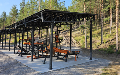 Уличные тренажеры LEGENDGYM на курорте Punkaharju, Финляндия