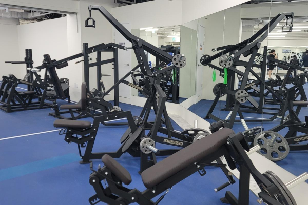 оборудование LEGENDGYM в тренажёрном зале Blise Gym Южная Корея